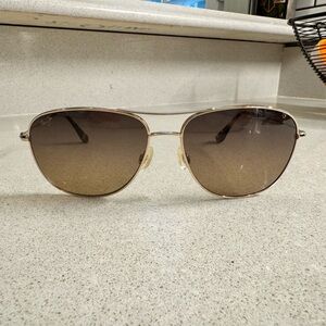 Maui Jim Gold frame Cliff House Polarized sunglasses